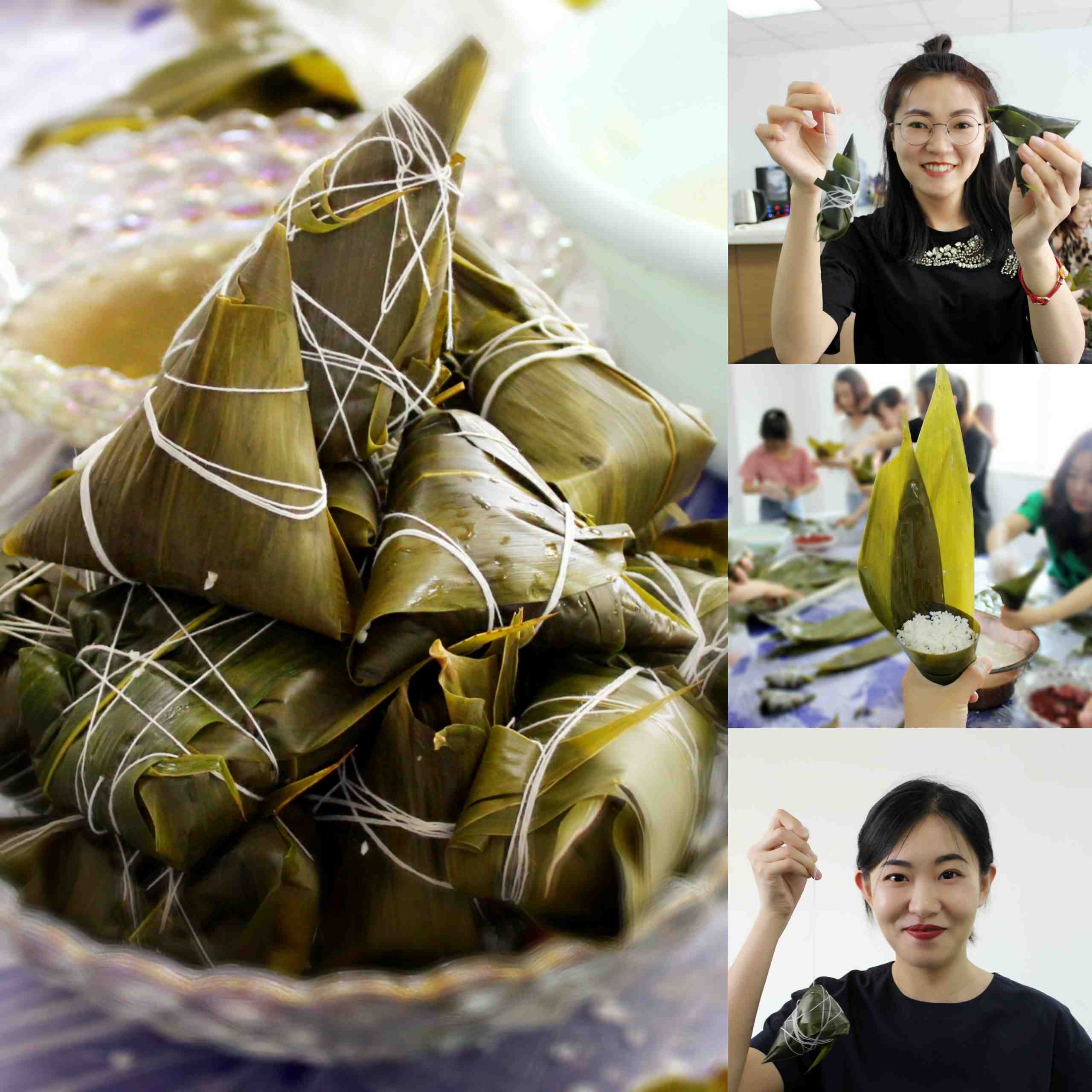 天順集團“濃情端午”包粽子活動